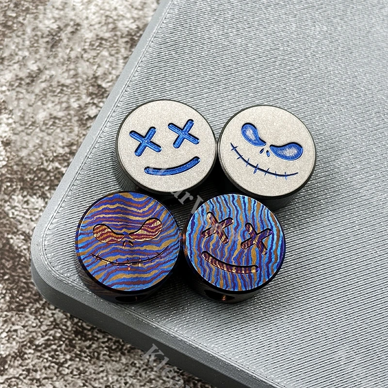 

Timascus Титановый сплав EDC игрушка для снятия стресса паракорд тканый кулон нож кулон фонарик кулон застежка брелок кулон