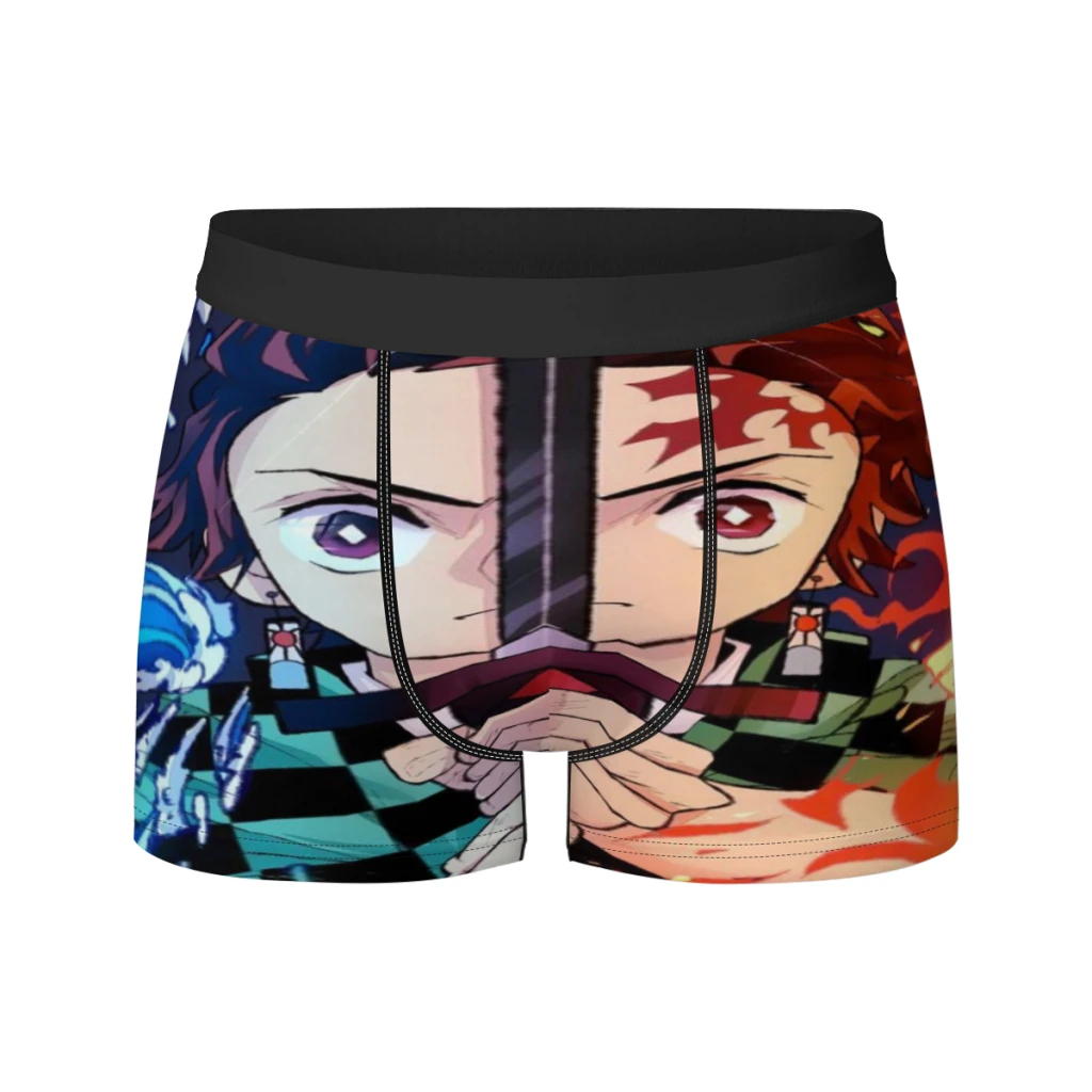 

Demon Slayer Graphic Anime Men Underpants Man Breathable Boxer Shorts Men's Panties Underwear Gift