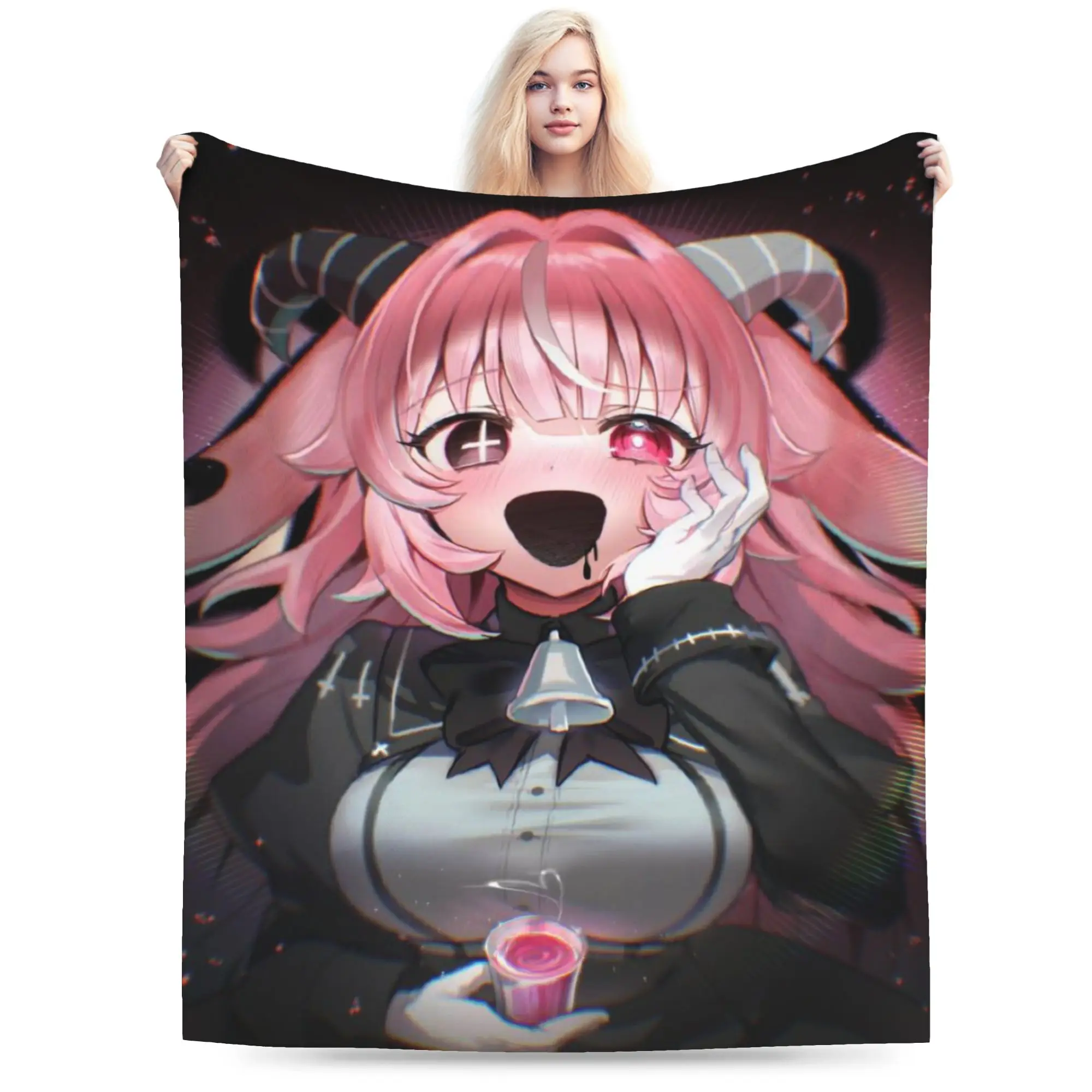 Femme Soule Flannel Blanket Drunken Goddess Reflux Warm Bedding Throws for Home Decor Decorative Bedspread Sofa Bed Cover