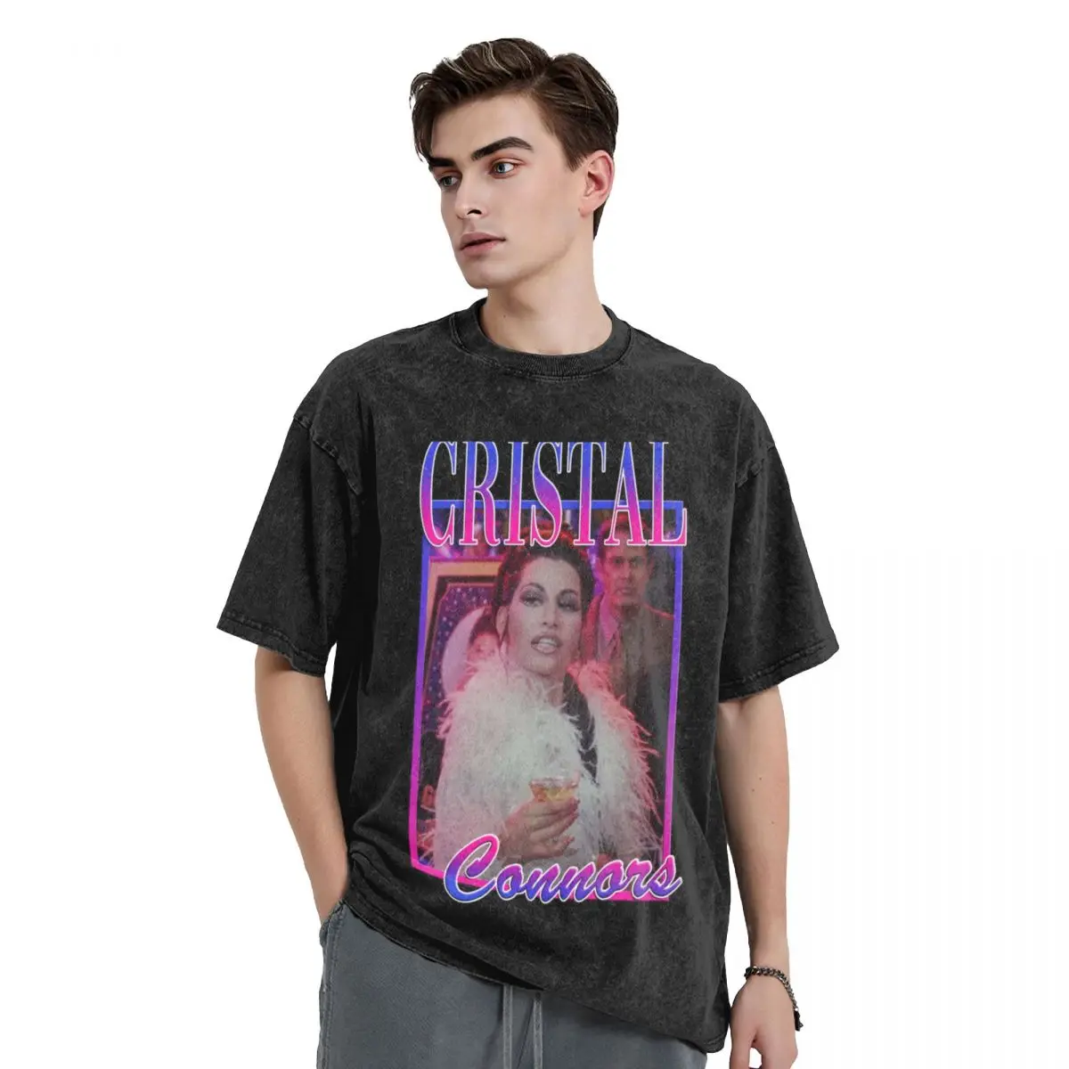 

Cristal Connors Showgirls Tribute T-Shirt quick drying anime t shirts workout shirts for men