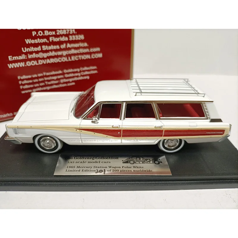 1:43 Scale Mercury Park Wagon Resin Car Model Collection Ornaments