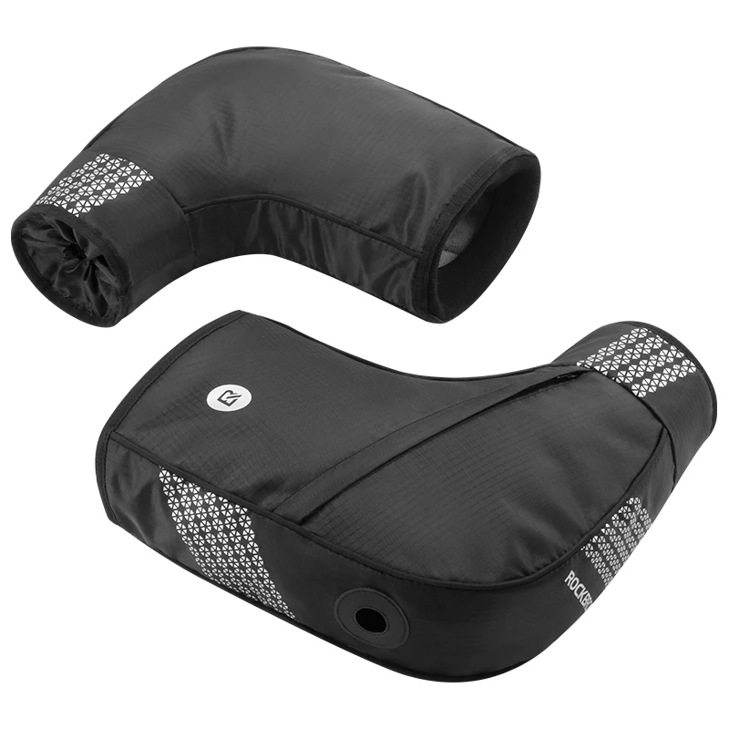 AliExpress ROCKBROS Winter Bicycle Gloves Handlebar Cover Thermal Mountain Road Bar Mittens Bike Gloves Windproof Fleece Warm Cycling Glove