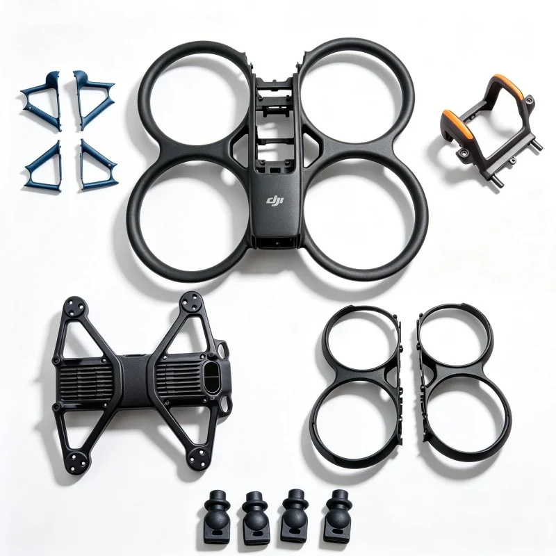 Original Mittelrahmen für Avata 2 FPV Ersatzteile Obere Abdeckung Untere Schale Zubehör Gimbal-Schutzabdeckung