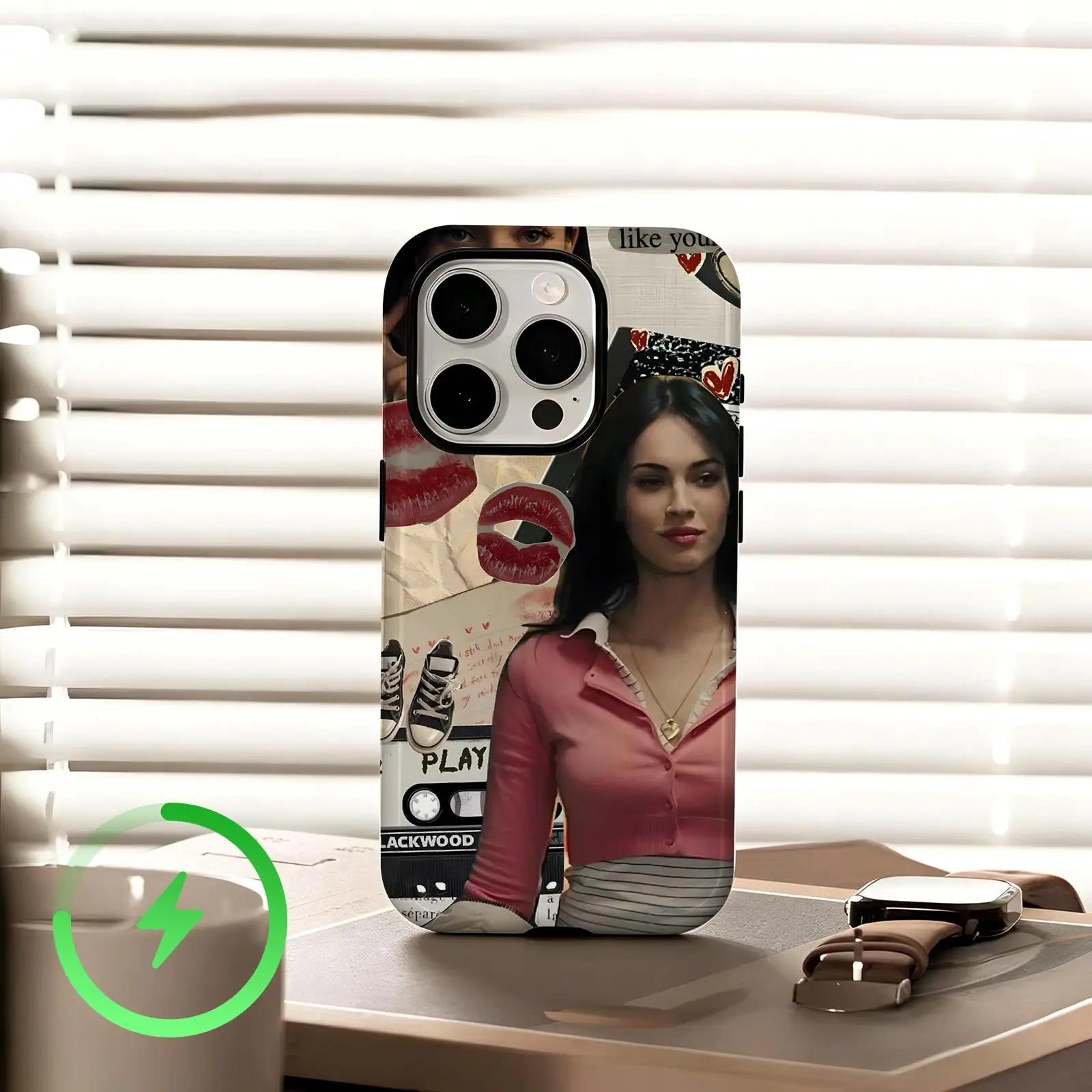 Jennifers Body Megan Fox  Phone Case For iPhone17 16 16e 15 14 13 12Plus Pro Max Glossy Magnetic Film Case view 4
