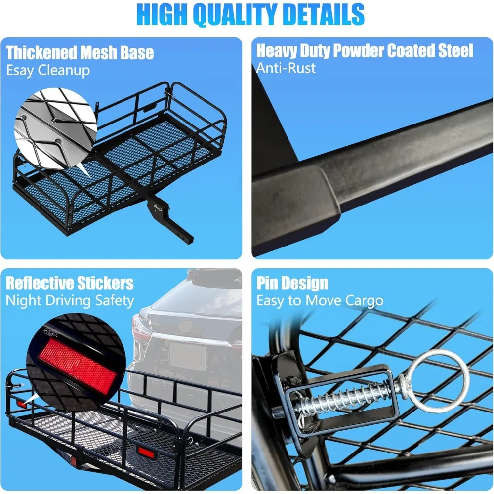 duty load carrier luggage rack basket suitable for 2 