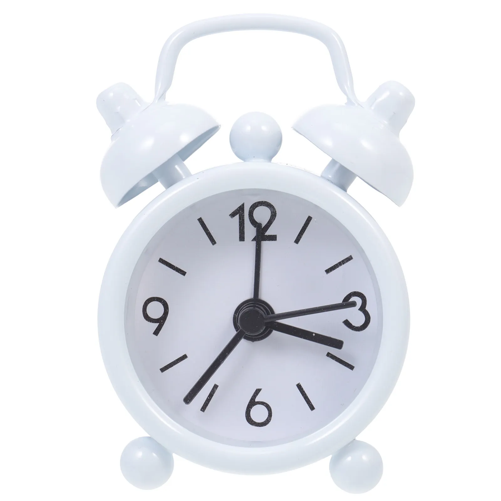 

Премиум-миниатюрные металлические часы-будильник для кукольного домика, креативный аксессуар для дома и офиса