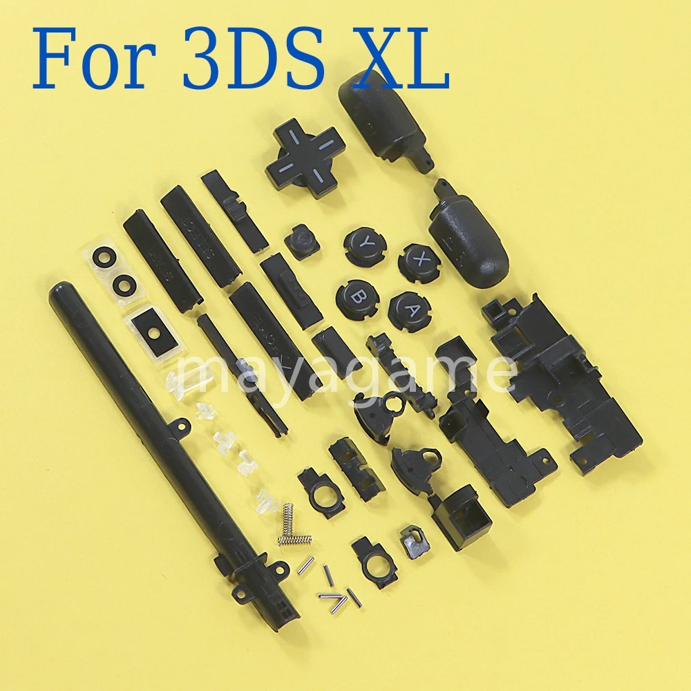 1 Juego de teclas de botón completas para 3DSXL 3DSLL 3DS XL LL R & L piezas de botones D Pad ABXY Home Power juego de botones completos