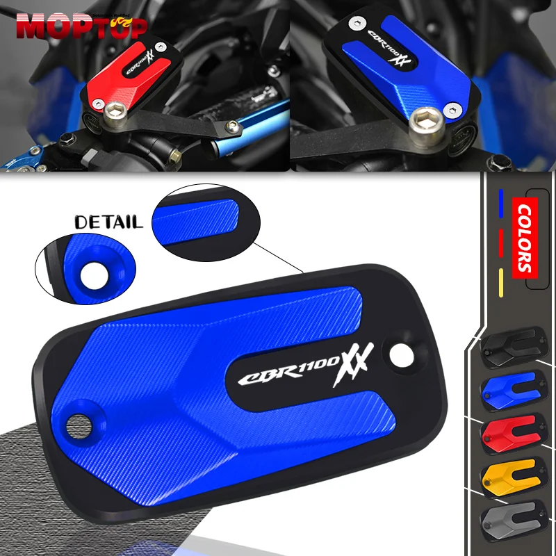 

For Honda CBR1100XX CBR 1100XX 1999-2006 Motorcycle Accessories Front Brake Clutch Cylinder Fluid Reservoir Cover Cap cbr1100xx