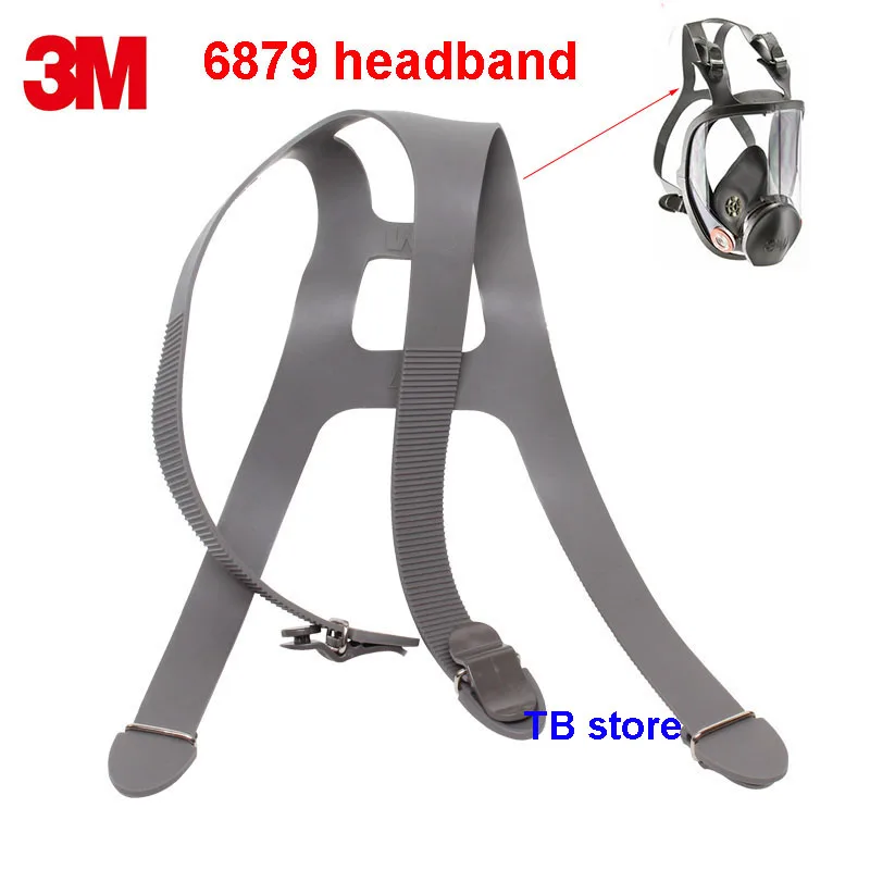 3M 6897 Headband 6700/6800/6900 respirator mask replace Strap Four fixed firm durable rubber Headband