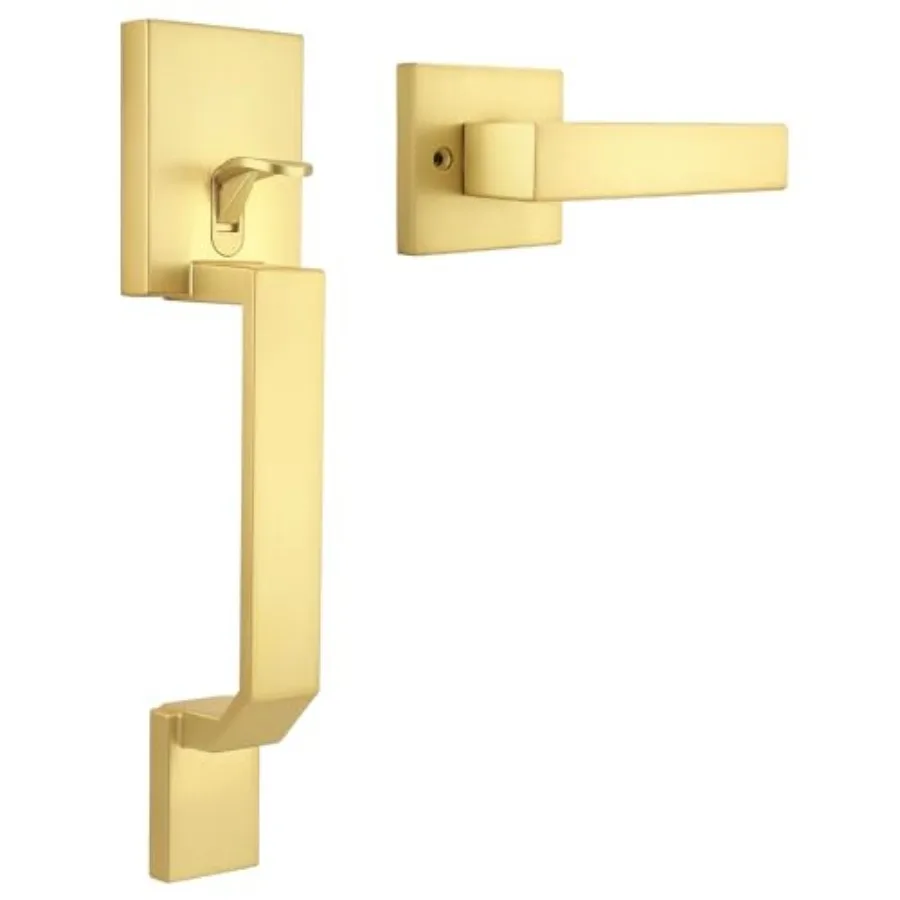 

Front Set, Single Cylinder Front Only, Entry Handleset, Reversible for Both Right and Left Door