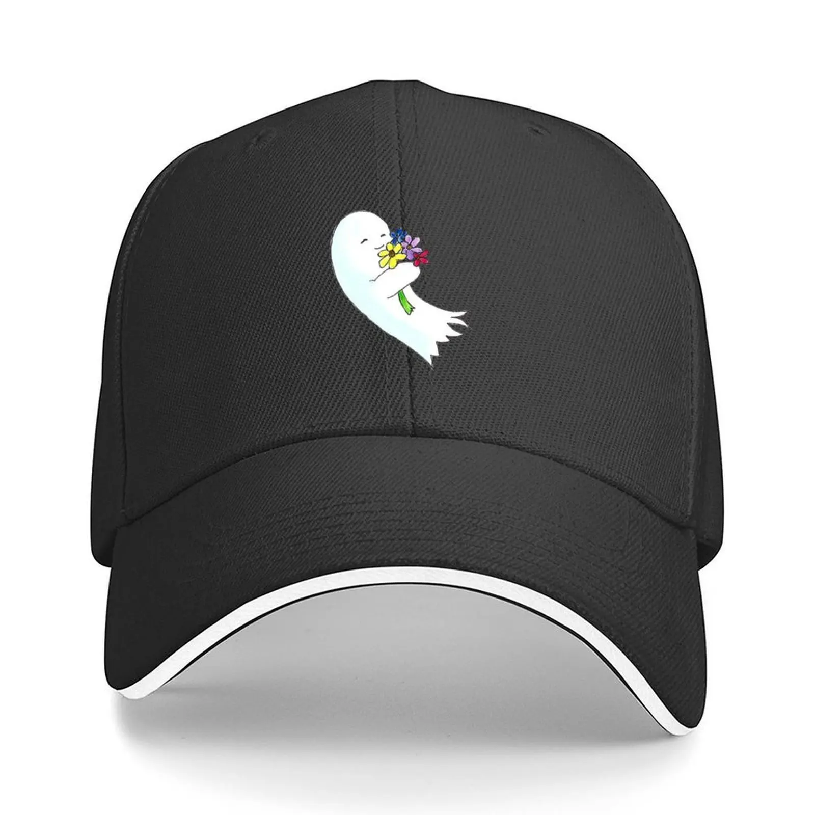 

Flower Ghost Baseball Cap Hip Hop Rugby Hat Man For The Sun New In The Hat Men Caps Women's
