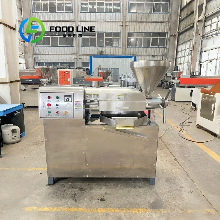 In stock delivery fast Industrial Grade Screw Oil Press 6YL-80D With 3Kw Heating 5.5Kw Main Power For Commercial Oil Production