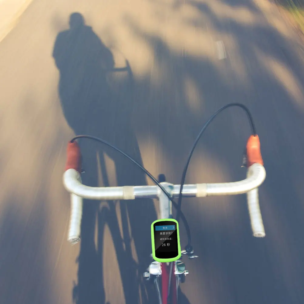 Silicone Stopwatch Protector Cover Elastic Durable Protective Cycling GPS Computer Accessories Compatible for Garmin 530 Green