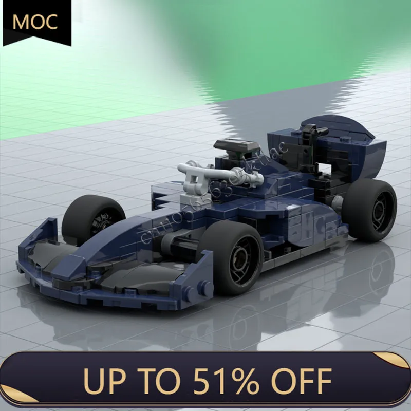

195PCS MOC Speed Competition Series Dallara Hypercar Building Blocks Model DIY Creative Technology Bricks Toys Kid Festival Gift