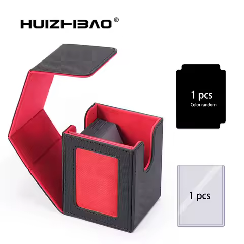 Card Deck Storage Box for TCG Board Games Commander Card Carrying Organiser Case Trading 3"x 4" for toploader Box baseball