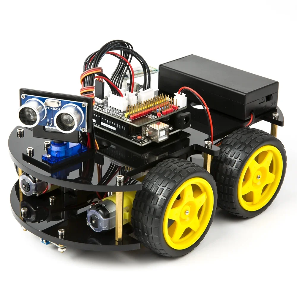 

z Robotlinking Newest Intelligent And Educational Toy Car For Kids Project Smart Robot Car Kit TUTORIAL Compatible With Arduino
