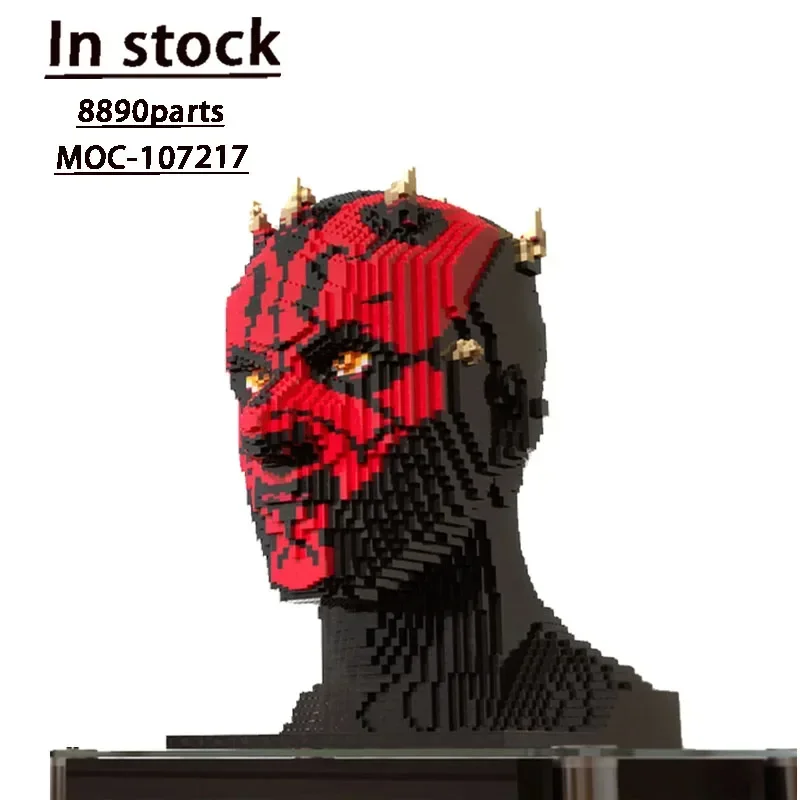 MOC-107217 SW Darth-MauI BustIII Model with PDF Drawing Building Blocks Boy Kids Building Blocks Toy Birthday Christmas Gift