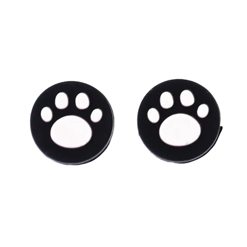 4 Pack Paws Thumb Grip Caps Protective Cover Cartoon Joystick for Case Fit For PS for 1000 Thumbstick