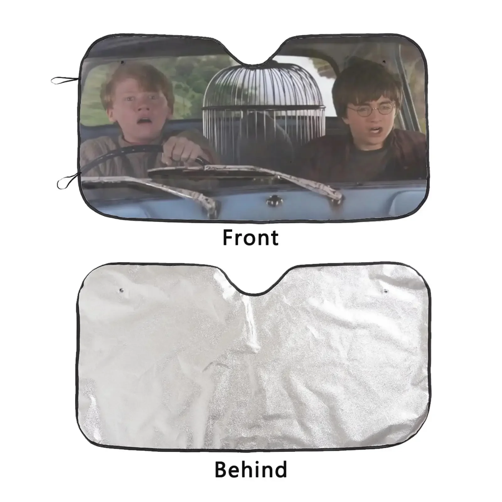 Funny Windshield Sun Shade Car Accessories for Most Car Sunshade Keep Your Vehicle Cool 51x27.5 Inch