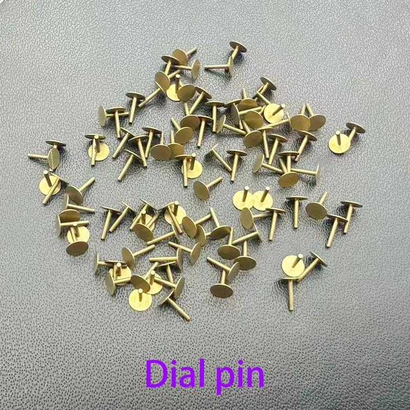 

Dial Pin 0.6mm Diameter Copper Material Fixed Dial With Locating Foot Repair Dial Accessories Dial Foot Watch modification parts