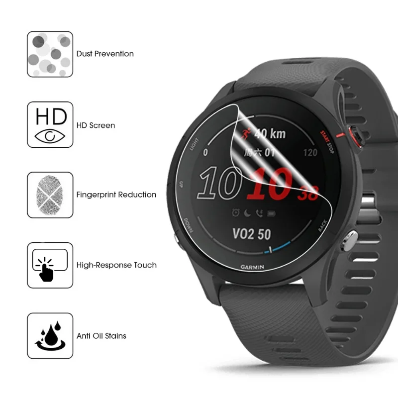 Pelindung Layar untuk Garmin Forerunner 255 S 265 955 VENU2 S untuk Crossover Taclix 7 Pro Film Hidrogel Pelindung Lembut 965