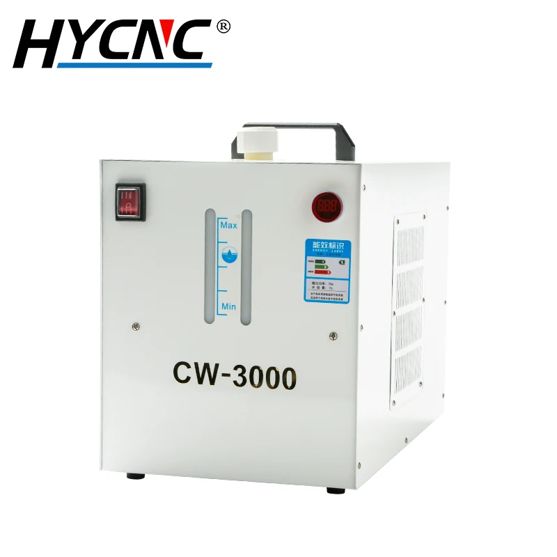 Промышленный охладитель CW3000 CNC, циркуляция охлаждающей воды шпинделя, CO2, волоконно-лазерная трубка, сварочный аппарат, охлаждающий резервуар для воды