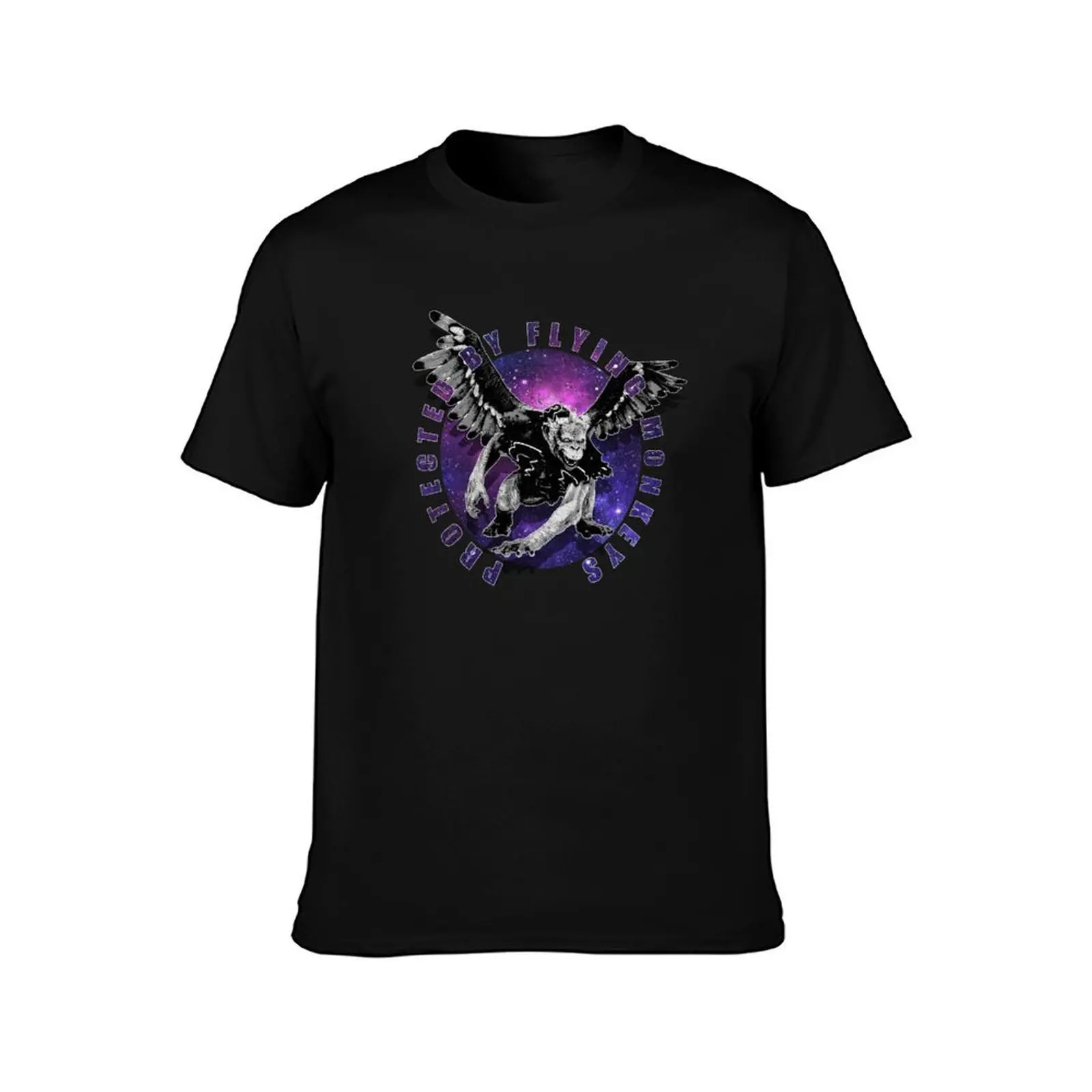 Space Vintage Flying Monkeys Wizard of OZ T-Shirt Basic Breathable Solid Color T-Shirt