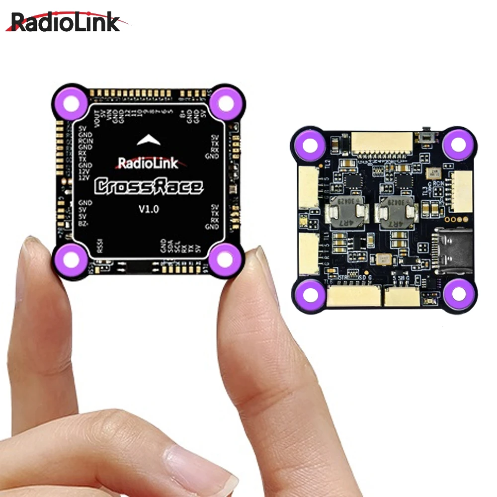 

Radiolink CrossRace 12CH Output Flight Control Combine APM And Betaflight OSD Module Integrated DJI/Caddx HD Transmission Plug