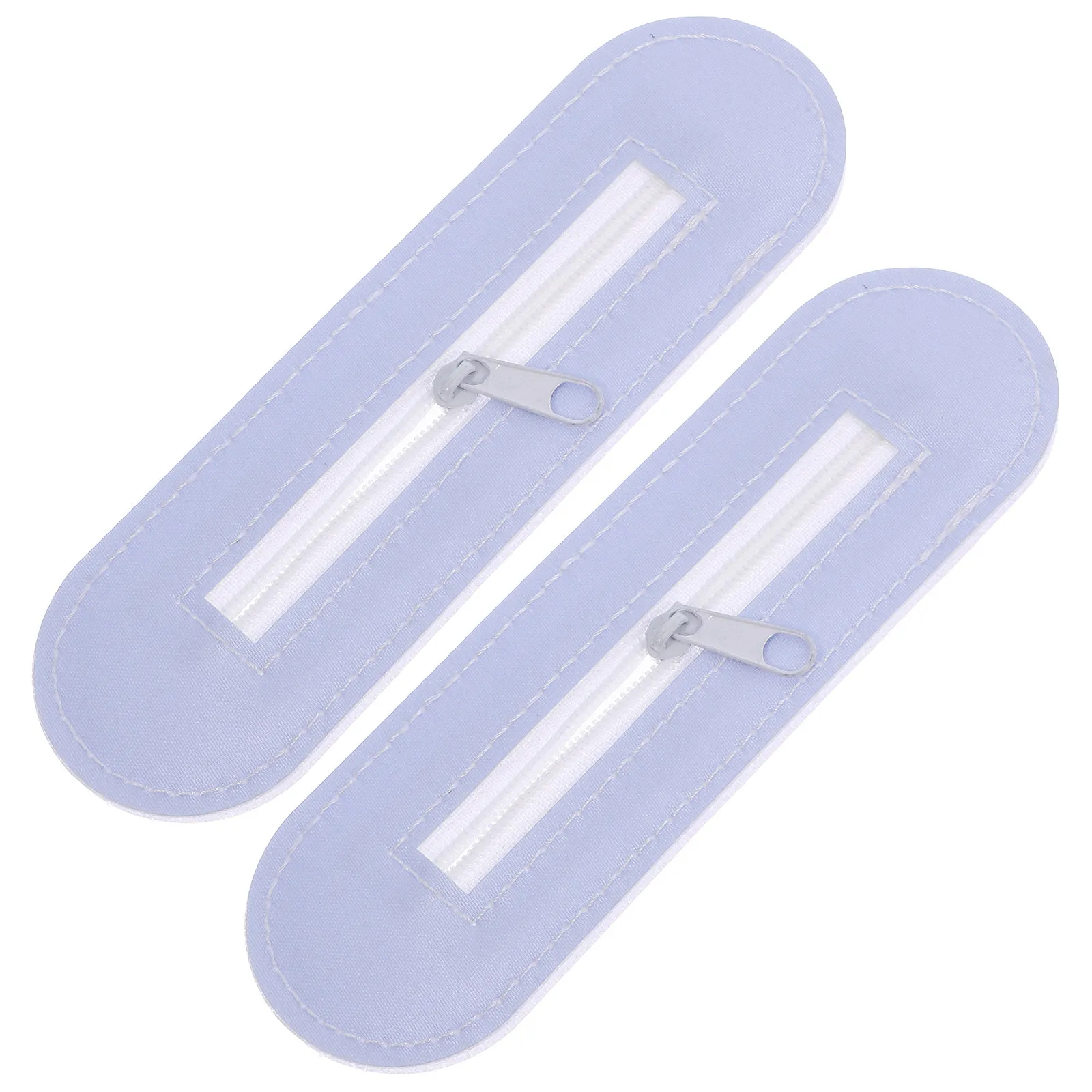 2Pcs Charging Tape Bed Net Seam Zipper Dormitory Bunk Bed Phone Cable Organizer Secure Sleeping Netting Polyester Nylon Blue