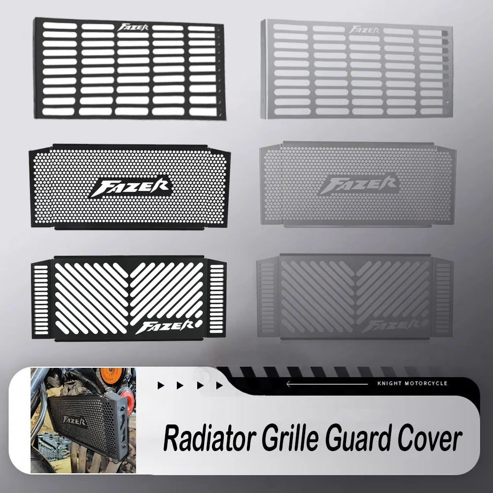 

FZS 600 FAZER S Motorcycle Accessories Radiator Guard Grille Oil Cooler Cover Protector For YAMAHA FZS600 FAZER 1998 - 2003 2002