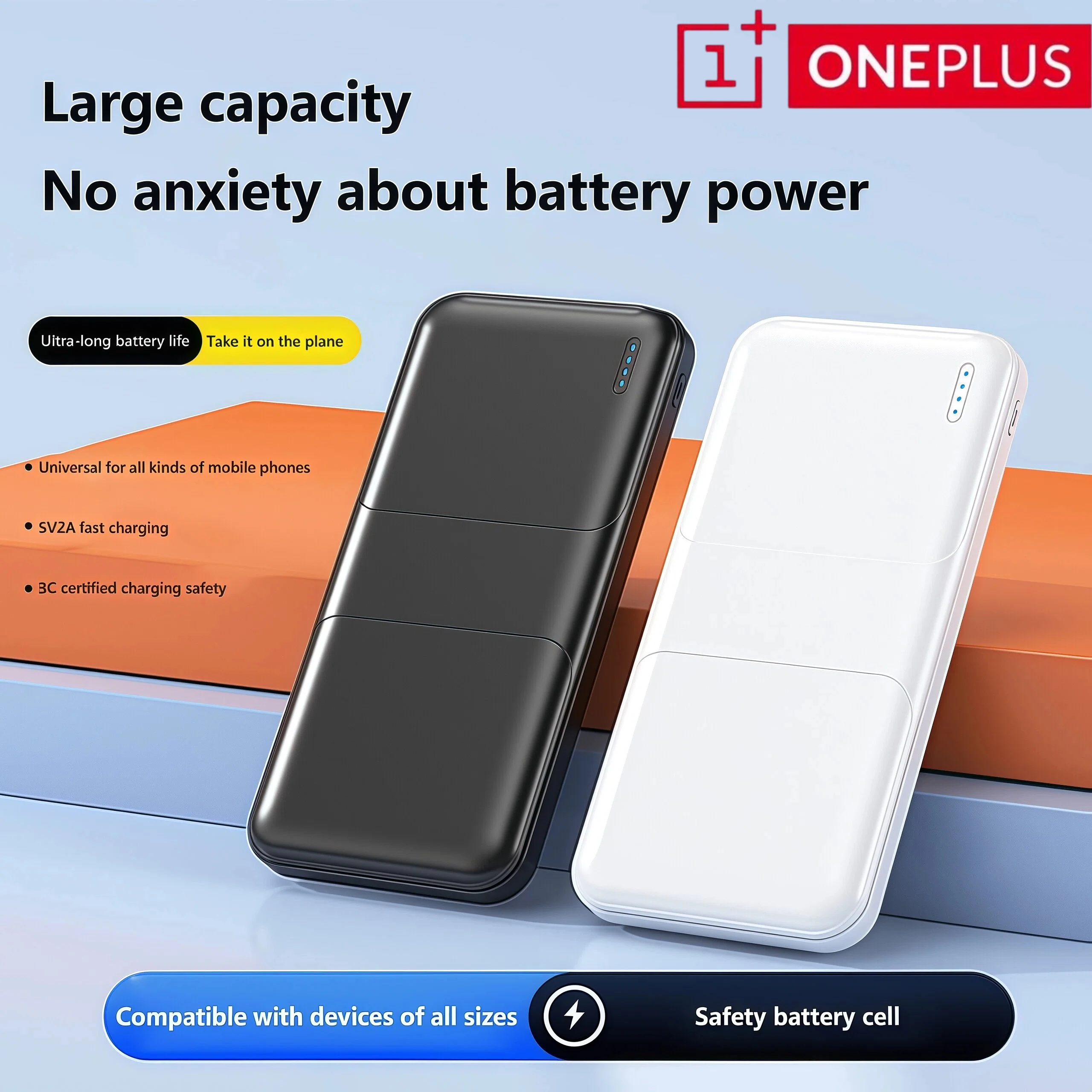 

ONEPLUS 120 Вт Power Bank 200000 мАч Быстрая зарядка большой емкости Портативный внешний аккумулятор Светодиодный цифровой дисплей для IPhoneAndroid Hot
