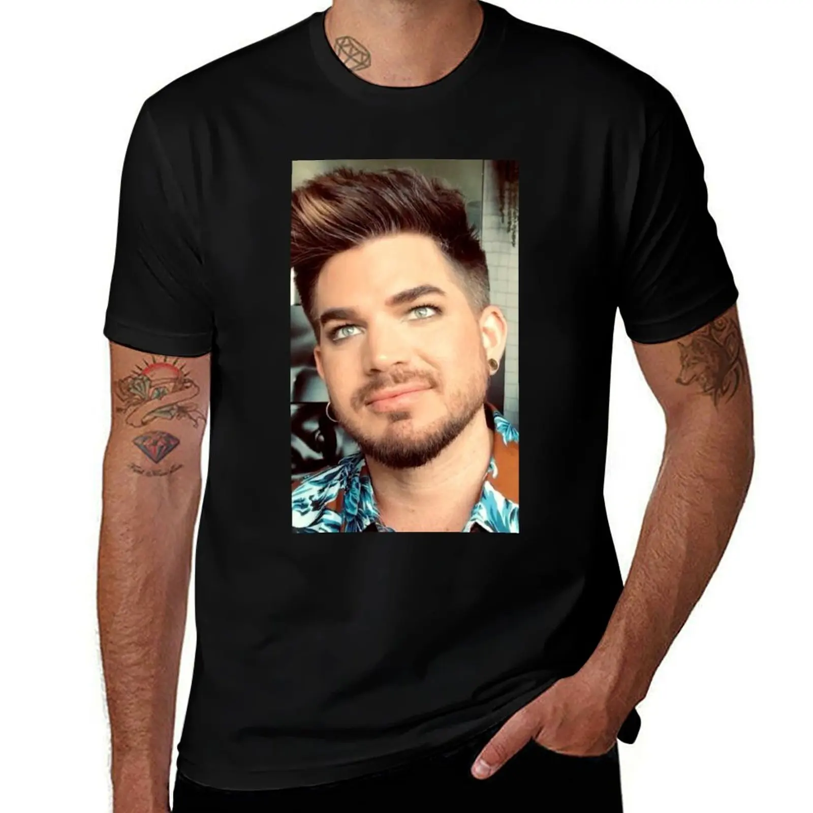 

In Disguise Angel Adam Lambert T-Shirt Casual Work Wear T-Shirt
