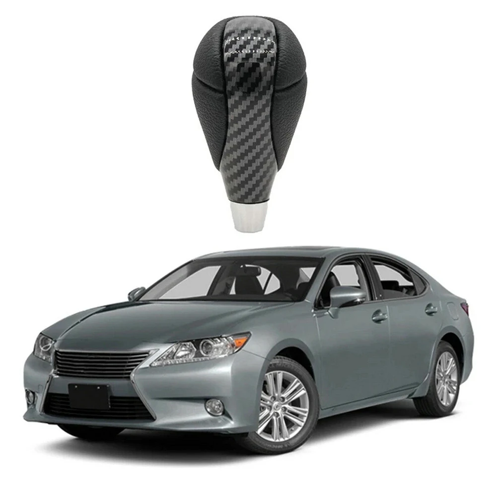 

Part Gear Shift Knob 2006 - 2012 1pc Automatic Black For Lexus IS250 PU Leather Transmission Useful High Quality