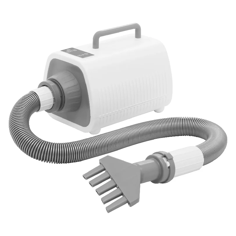 

Фен для животных 2100 Вт, 220 В, для груминга, с щеткой, для сушки шерсти кошек и щенков, тихий, с LED-дисплеем и сенсорным управлением