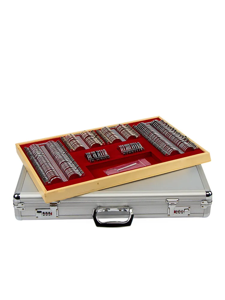 

266A type optometry box, special optical glass with high light transmittance, 266 metal rings