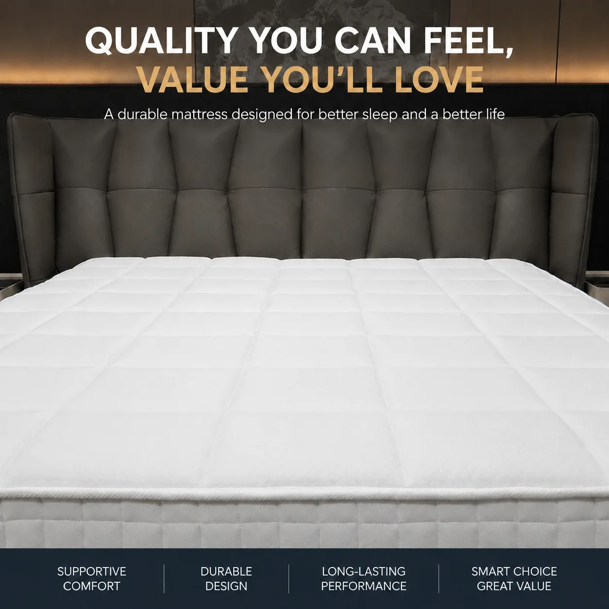 Matelas en mousse à ressorts confortable pour personnes âgées, utilisation domestique, lit 160x200cm, épaisseur 30cm pour une meilleure expérience de sommeil
