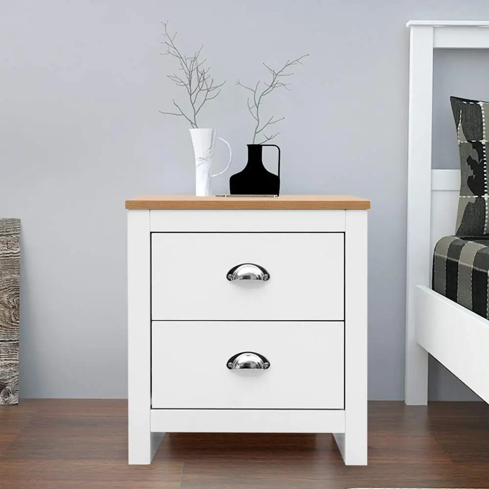 Wholesale Modern Multifunctional Bedroom Furniture Nightstand Wooden Bedside Table Storage Cabinet