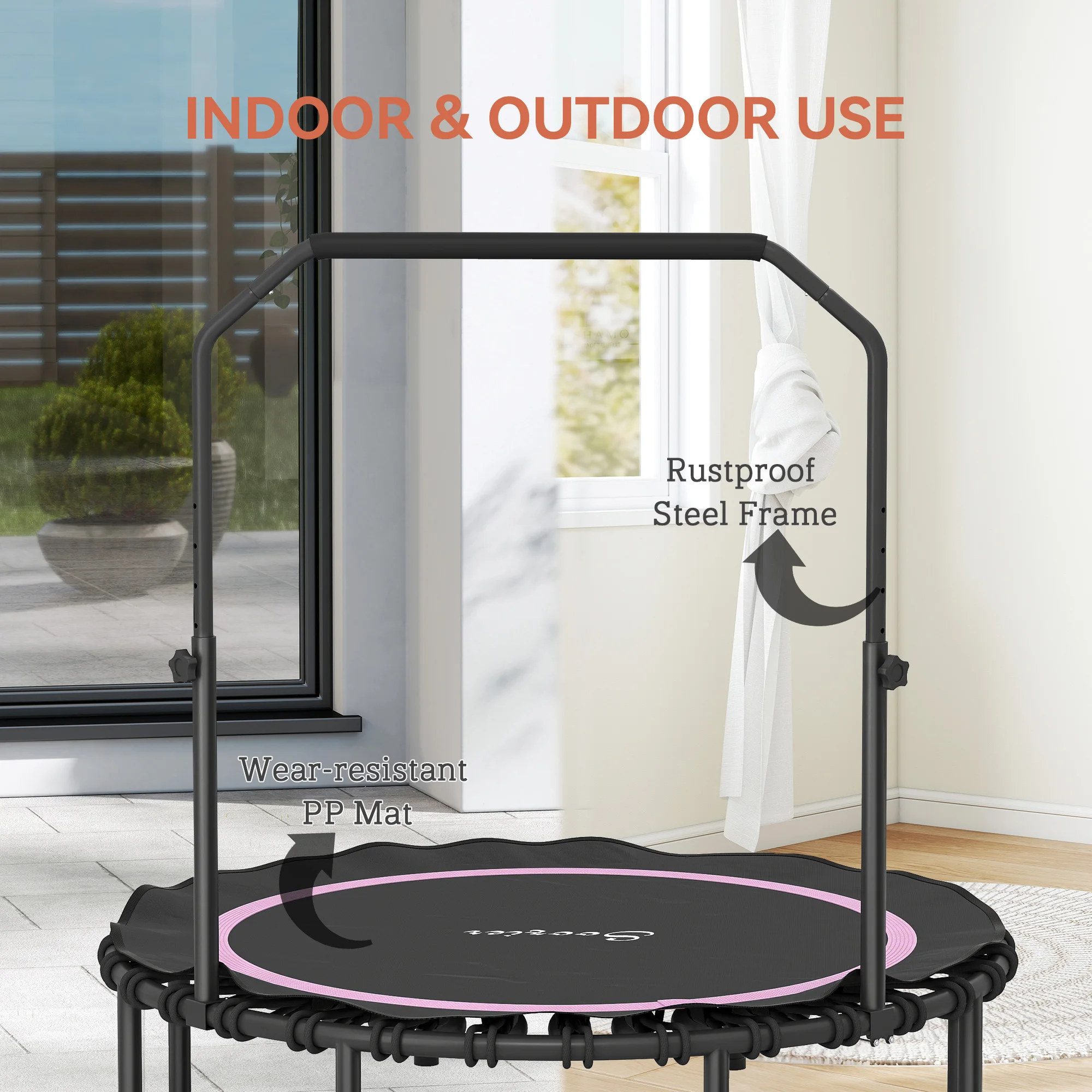 Trampoline de fitness avec poi - Trampoline Mini Indoor avis et prix