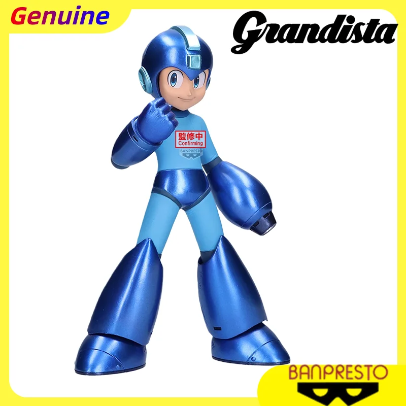 

【100%original】BANDAI BANPRESTO Grandista Megaman Collection Series Model Cartoon Character Garage Kit Gifts Toys Model
