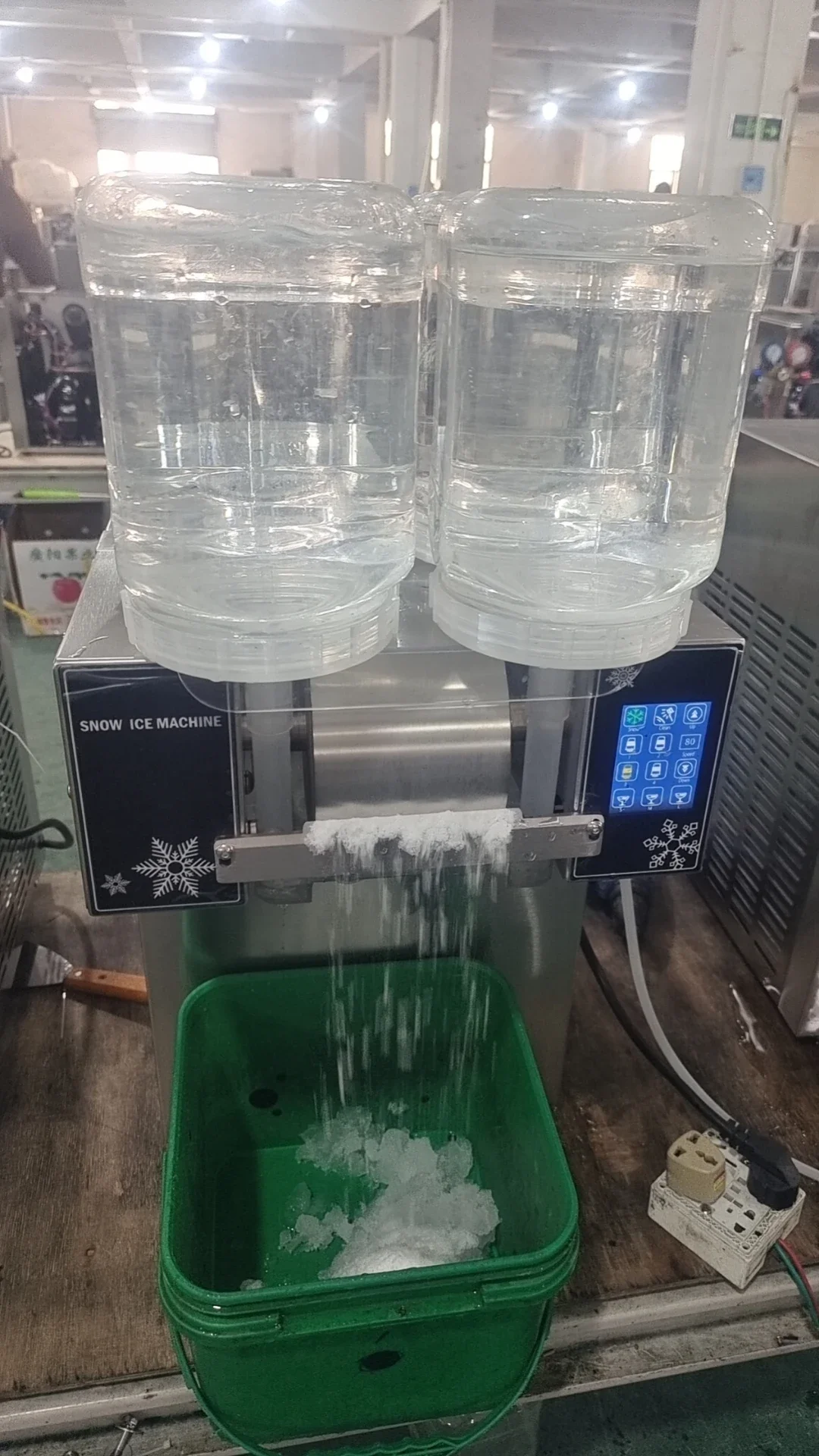 

Touch Screen Snow Ice Machine 4 Flavors Ice Block Dessert Snow Ice Snowflake Making Machine Korean Bingsu Machine