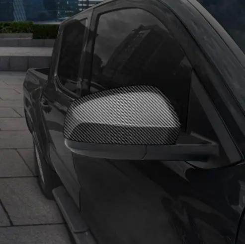 

Carbon black rearview mirror housing protective cover suitable for 2024 Toyota Tacoma