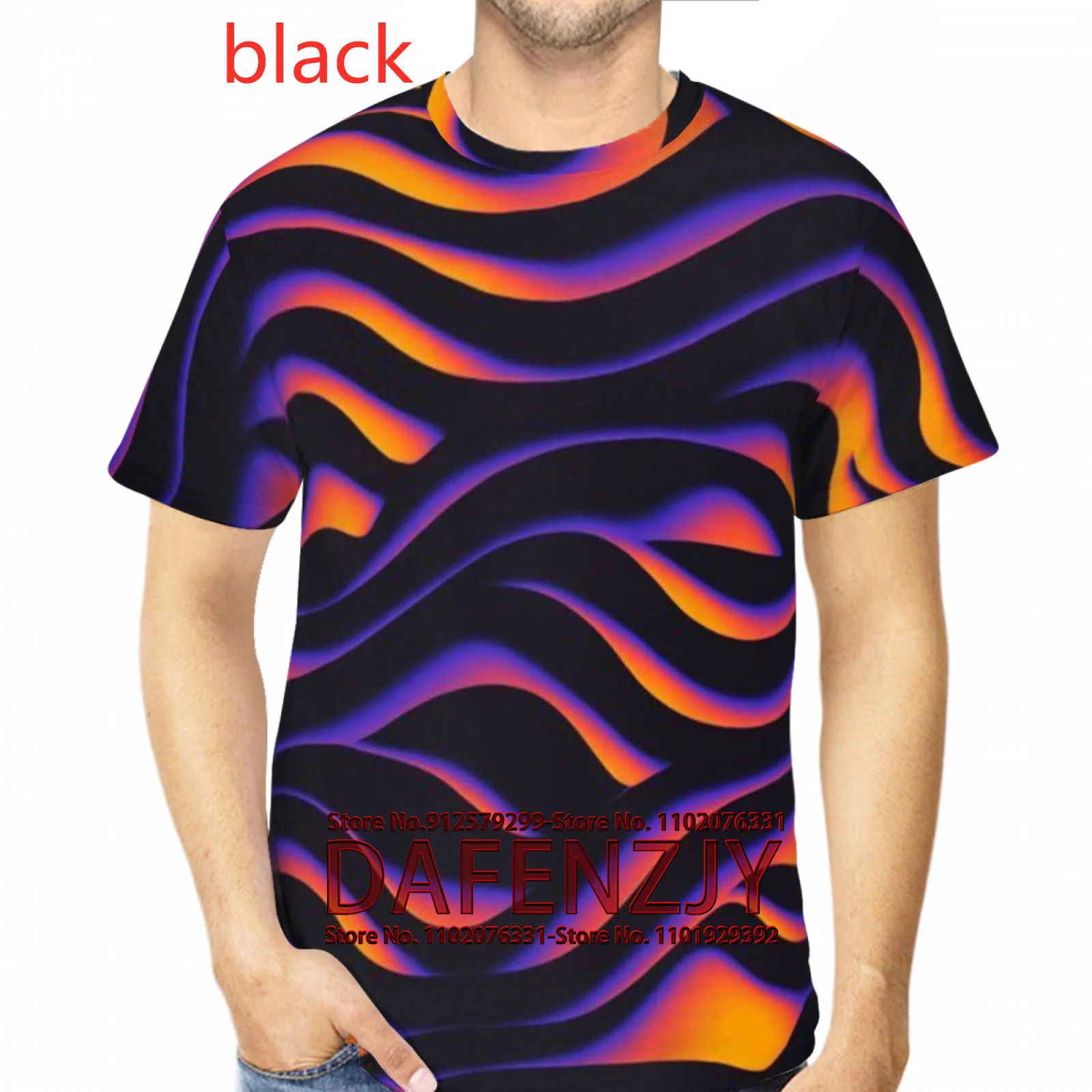 Cool Abstract T Shirts 3D Print Short Sleeve Streetwear Men Women Fashion Tees Tops