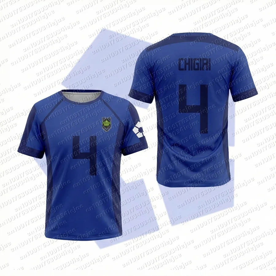 2026 Anime Japanisches Isagi Yoichi Fußballtrikot T-Shirt Cosplay Hyoma Chigiri Meguru Bachira Tee Original Kinder – Detail 5