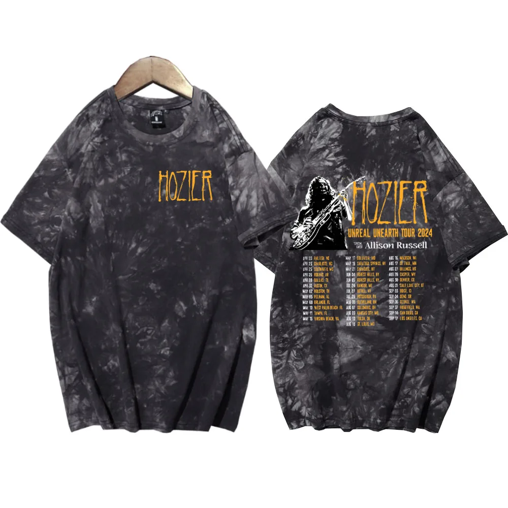 Hozier Unreal Unearth Shirt Hozier Music Album Hozier Merch Gift for Hozier Fan Men Streetwear Hip Hop Male T-Shirts