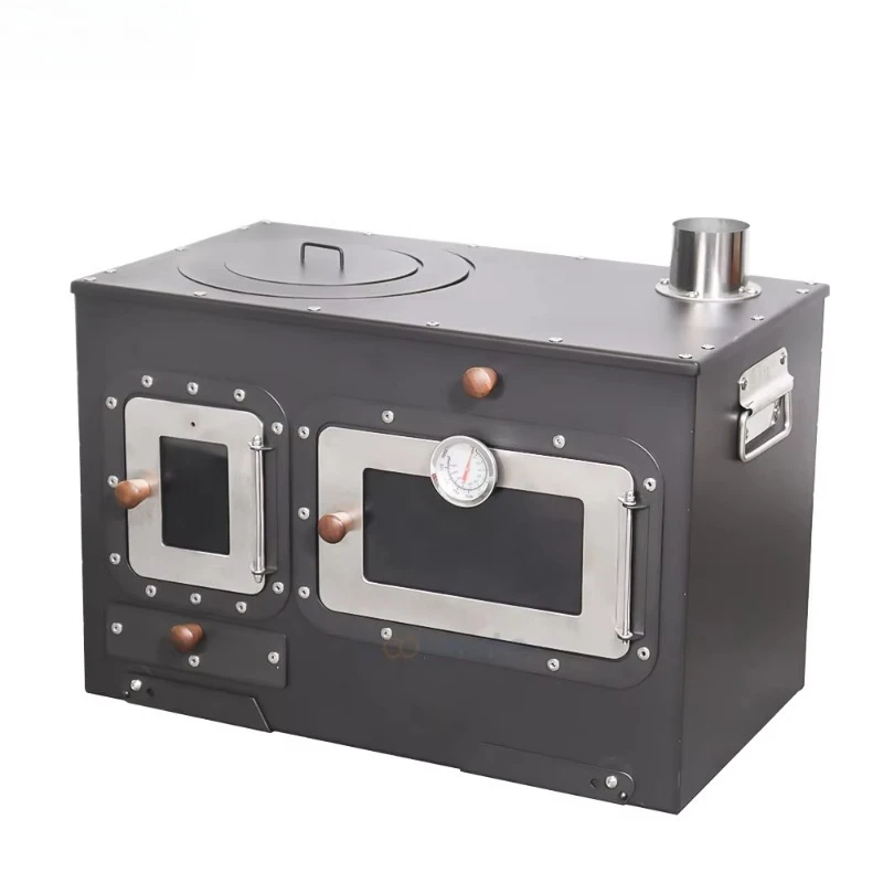 

Heavy Duty Portable Multi-Fuel Wood Stove Home Yard Backyard Campfire BBQ Durable Steel Fire Pit