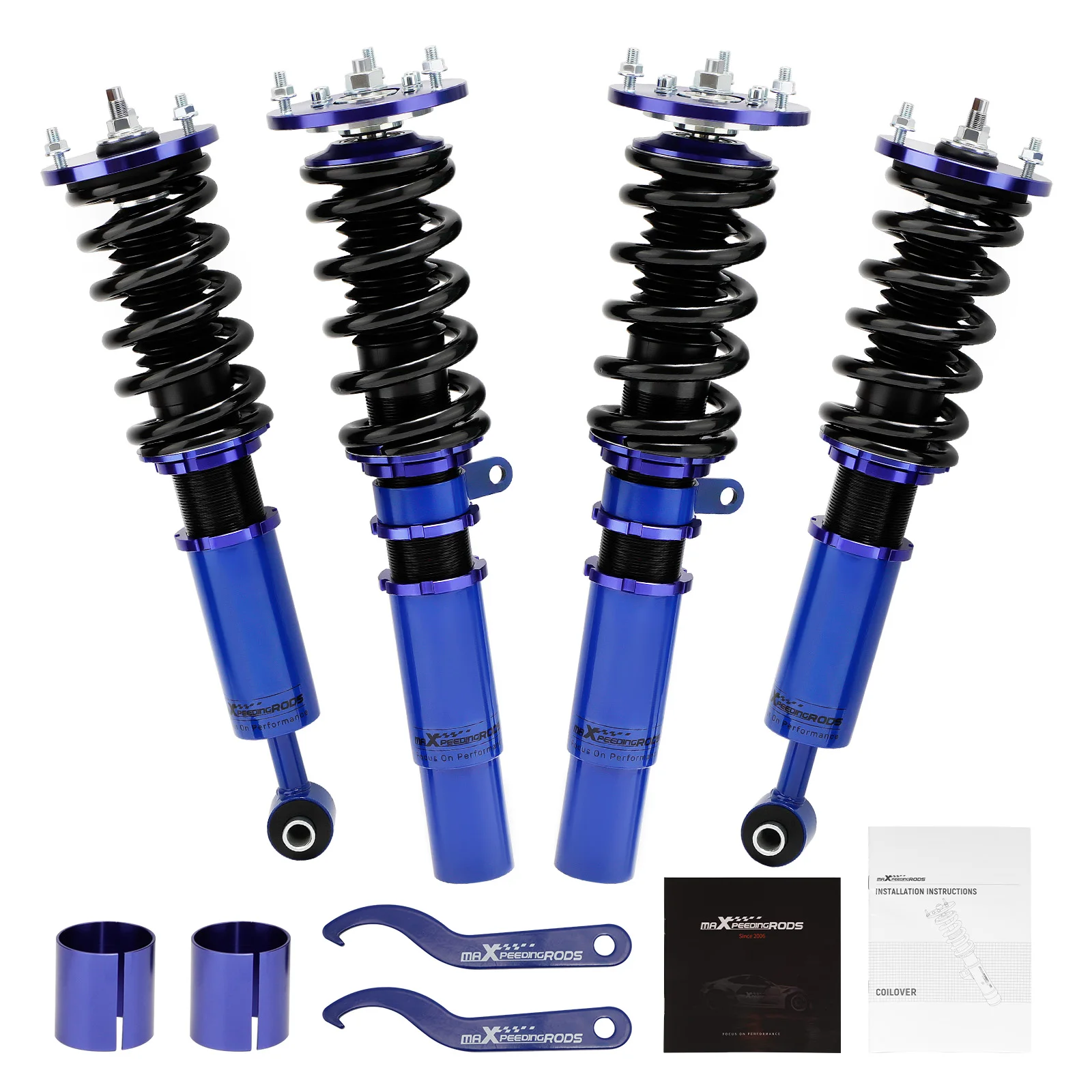 

maXpeedingrods Coilovers Suspension Kit for BMW 5 Series E39 1996-2003 Adjustable Height Shock Absorber