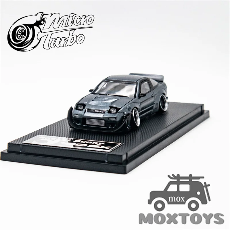 

Micro Turbo 1:64 180SX Rocket Bunny Matte Grey limited999 Diecast Model Car