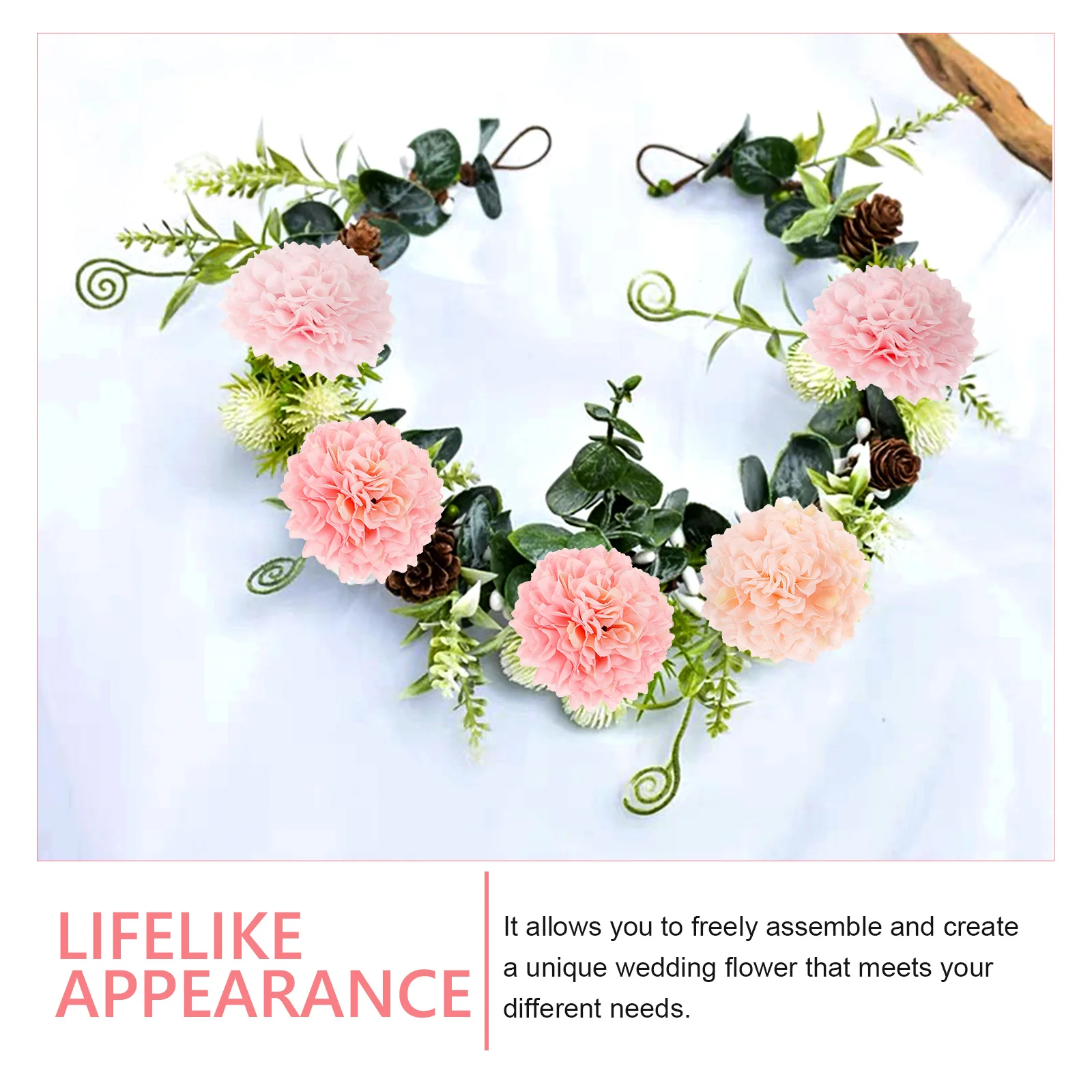 

12Pcs Lifelike Hydrangea Artificial Flowers DIY Silk Flower Heads for Party Decoration Artificial Flowers Silk Hydrangeas
