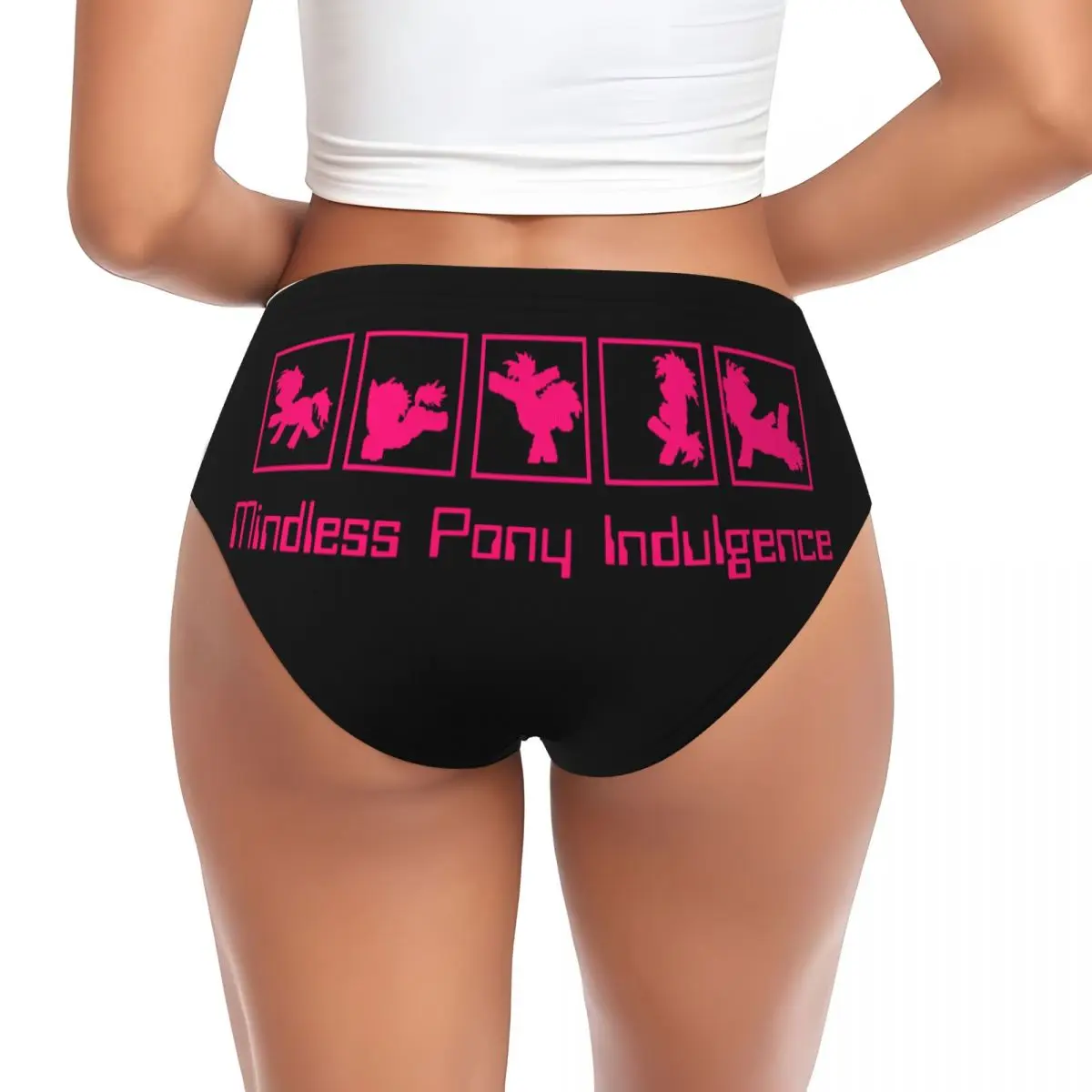 Custom Msi Mindless Hip Hop Punk Rock Self Indulgence Brief Panties Women Comfort Stretch Electro Underwear