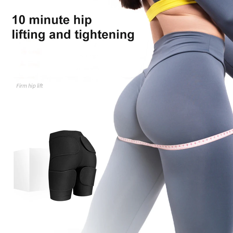 High Waist Shorts Yoga Pants with EMS Muscle Stimulator Buttock Ultimate EMS Stimulator